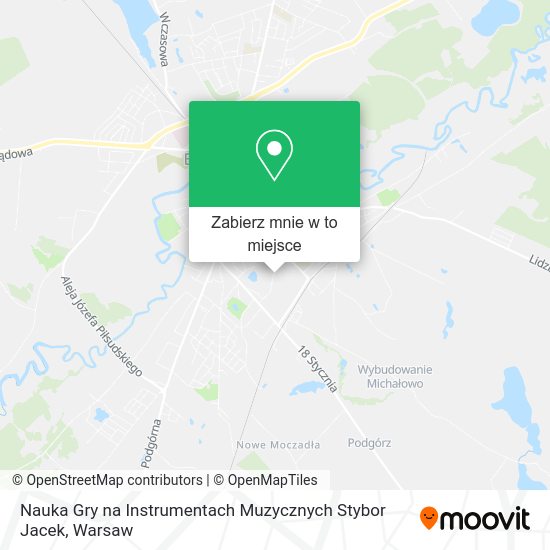 Mapa Nauka Gry na Instrumentach Muzycznych Stybor Jacek