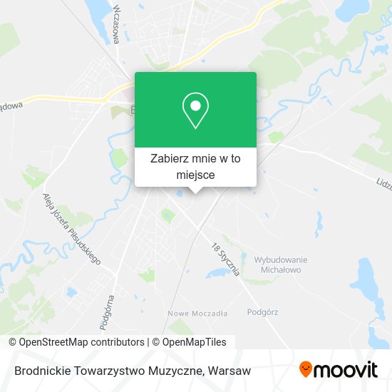 Mapa Brodnickie Towarzystwo Muzyczne