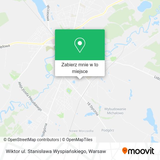 Mapa Wiktor ul. Stanisława Wyspiańskiego