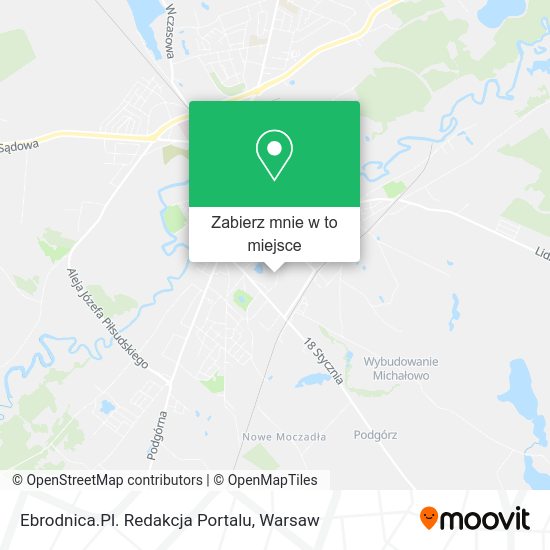 Mapa Ebrodnica.Pl. Redakcja Portalu