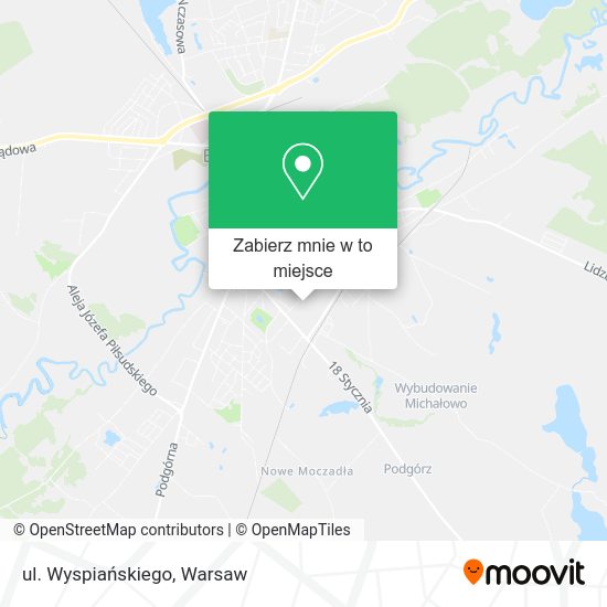 Mapa ul. Wyspiańskiego