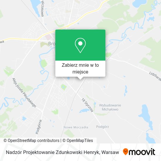 Mapa Nadzór Projektowanie Zdunkowski Henryk