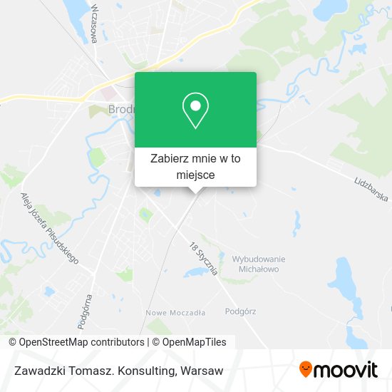 Mapa Zawadzki Tomasz. Konsulting