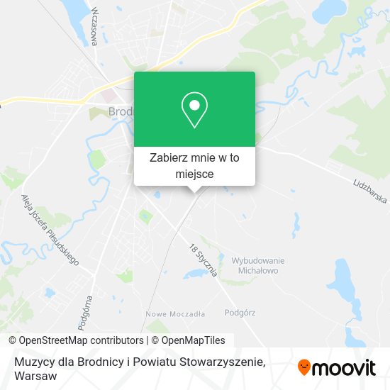 Mapa Muzycy dla Brodnicy i Powiatu Stowarzyszenie