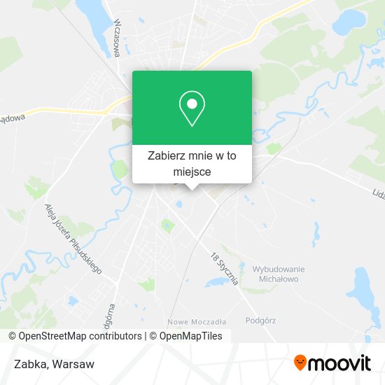 Mapa Zabka