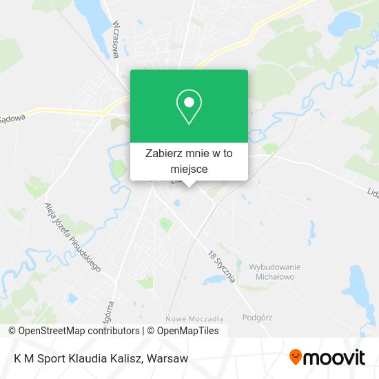 Mapa K M Sport Klaudia Kalisz