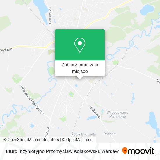 Mapa Biuro Inżynieryjne Przemysław Kołakowski