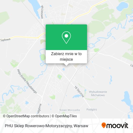 Mapa PHU Sklep Rowerowo-Motoryzacyjny