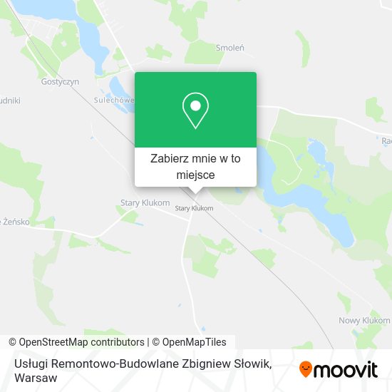 Mapa Usługi Remontowo-Budowlane Zbigniew Słowik