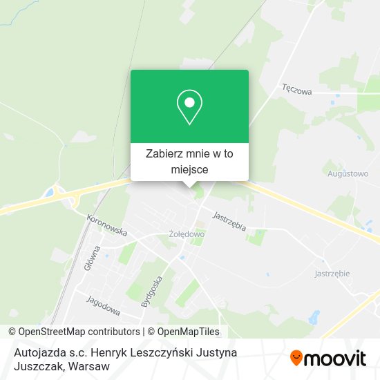 Mapa Autojazda s.c. Henryk Leszczyński Justyna Juszczak