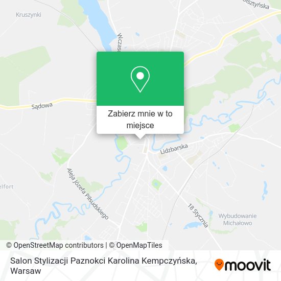 Mapa Salon Stylizacji Paznokci Karolina Kempczyńska