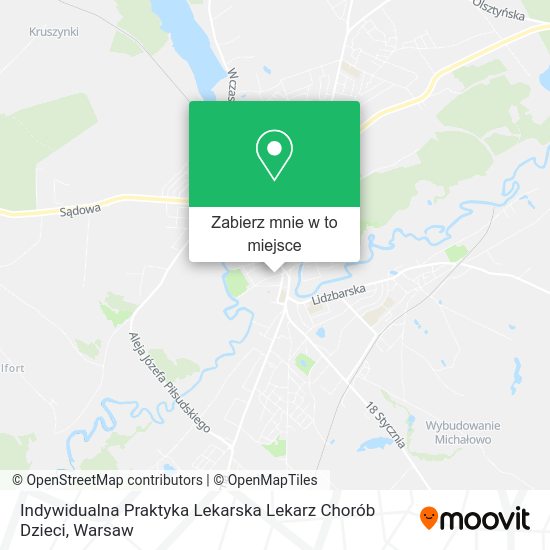 Mapa Indywidualna Praktyka Lekarska Lekarz Chorób Dzieci