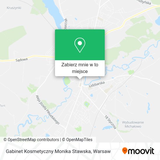 Mapa Gabinet Kosmetyczny Monika Stawska