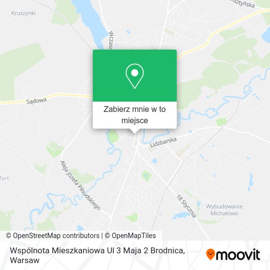 Mapa Wspólnota Mieszkaniowa Ul 3 Maja 2 Brodnica