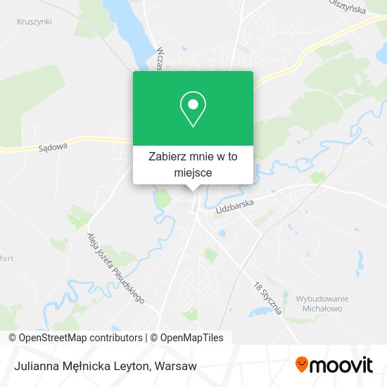 Mapa Julianna Męłnicka Leyton