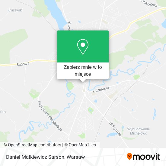 Mapa Daniel Małkiewicz Sarson