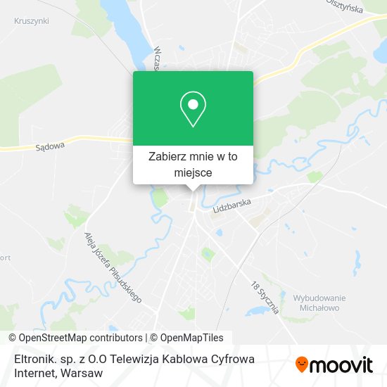 Mapa Eltronik. sp. z O.O Telewizja Kablowa Cyfrowa Internet