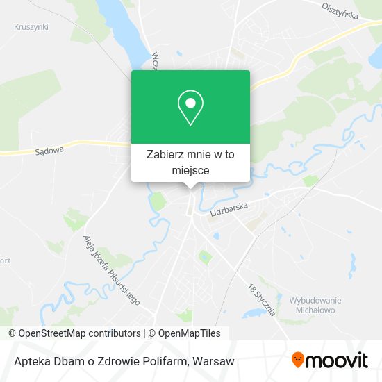 Mapa Apteka Dbam o Zdrowie Polifarm