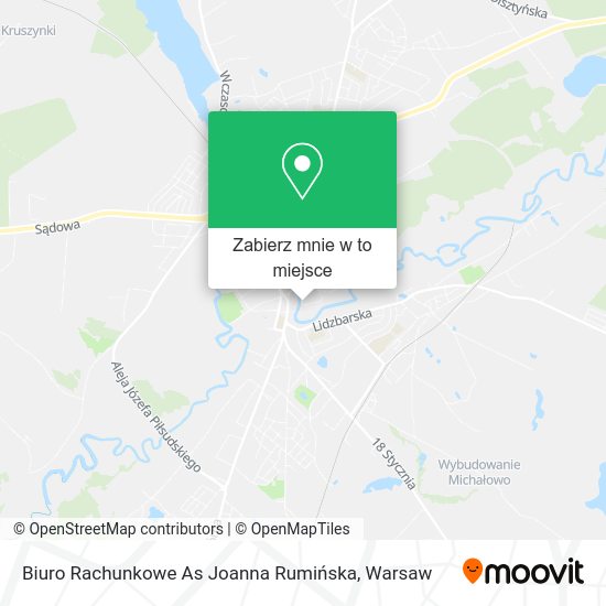 Mapa Biuro Rachunkowe As Joanna Rumińska