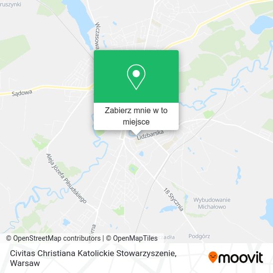 Mapa Civitas Christiana Katolickie Stowarzyszenie