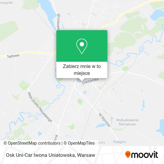 Mapa Osk Uni-Car Iwona Uniatowska