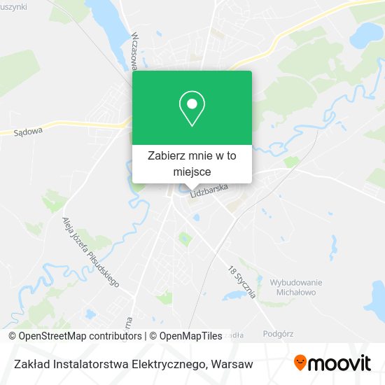 Mapa Zakład Instalatorstwa Elektrycznego