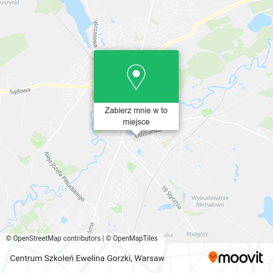 Mapa Centrum Szkoleń Ewelina Gorzki