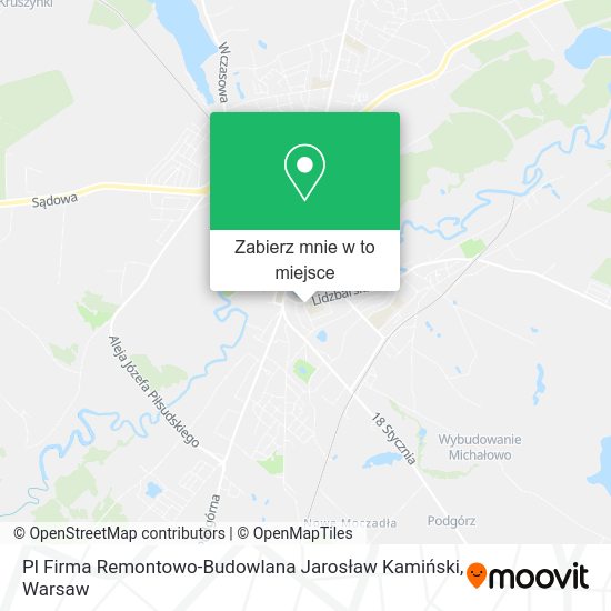 Mapa Pl Firma Remontowo-Budowlana Jarosław Kamiński