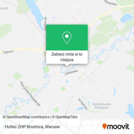 Mapa Hufiec ZHP Brodnica