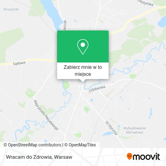 Mapa Wracam do Zdrowia