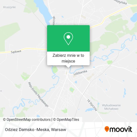 Mapa Odziez Damsko -Meska