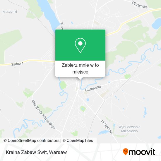 Mapa Kraina Zabaw Świt