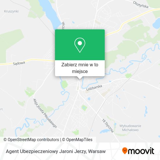 Mapa Agent Ubezpieczeniowy Jaroni Jerzy