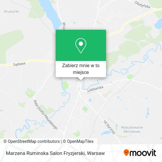 Mapa Marzena Ruminska Salon Fryzjerski