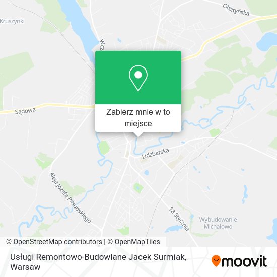 Mapa Usługi Remontowo-Budowlane Jacek Surmiak