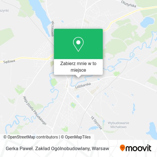 Mapa Gerka Paweł. Zakład Ogólnobudowlany