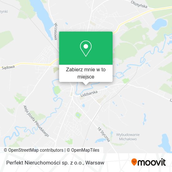 Mapa Perfekt Nieruchomości sp. z o.o.