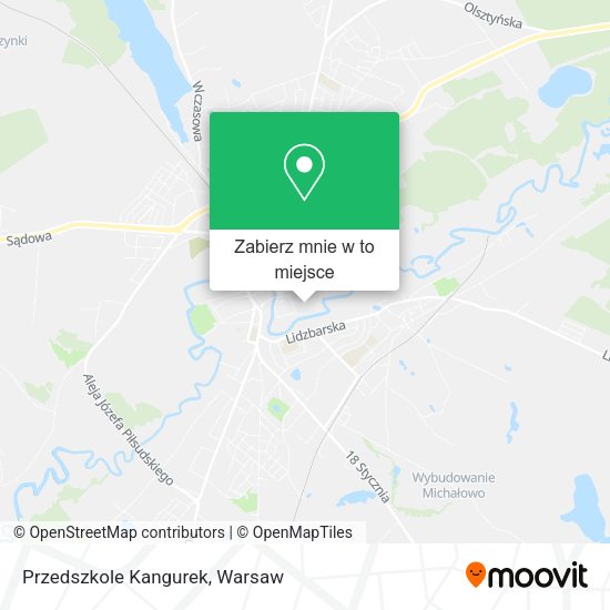 Mapa Przedszkole Kangurek