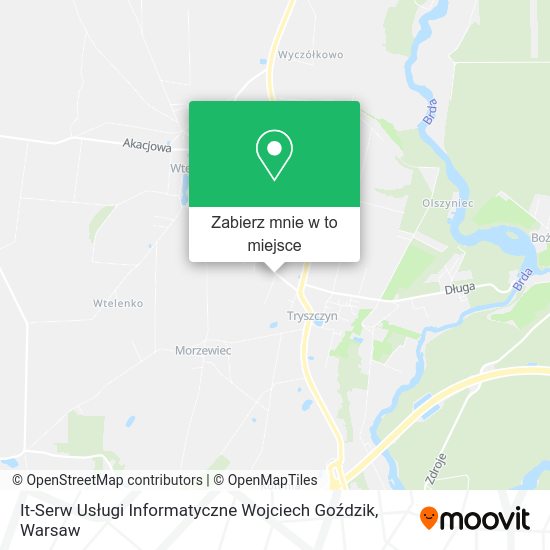 Mapa It-Serw Usługi Informatyczne Wojciech Goździk