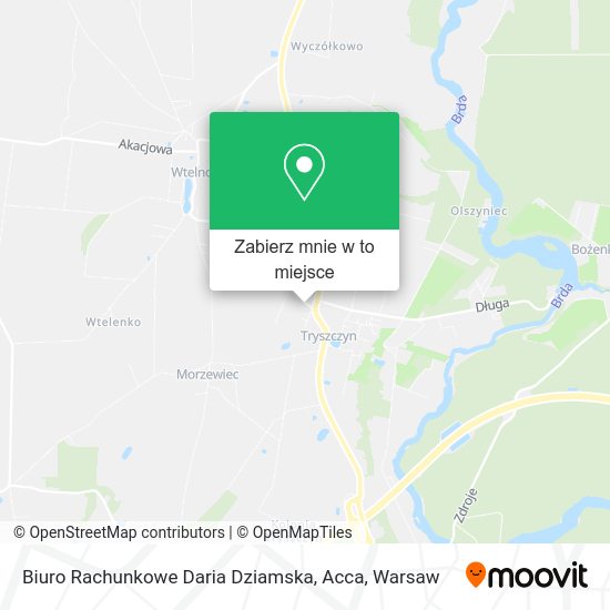 Mapa Biuro Rachunkowe Daria Dziamska, Acca