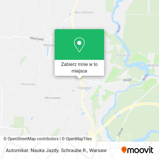 Mapa Automikar. Nauka Jazdy. Schraube R.