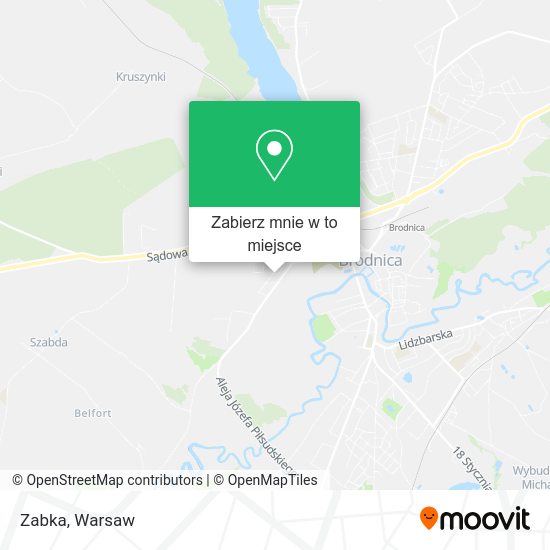 Mapa Zabka