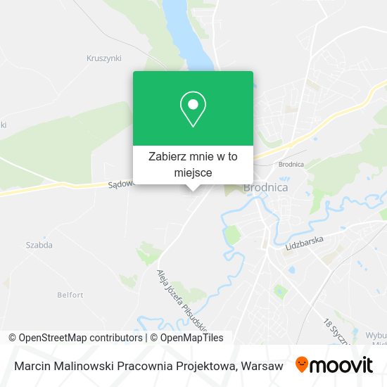 Mapa Marcin Malinowski Pracownia Projektowa