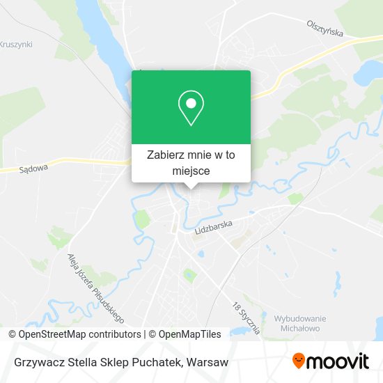 Mapa Grzywacz Stella Sklep Puchatek