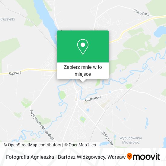 Mapa Fotografia Agnieszka i Bartosz Widźgowscy