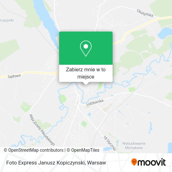 Mapa Foto Express Janusz Kopiczynski