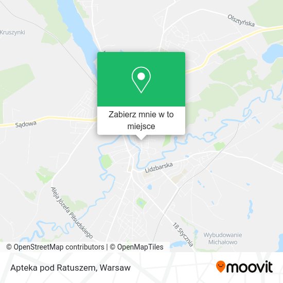 Mapa Apteka pod Ratuszem