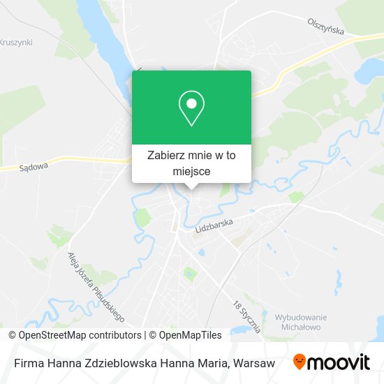 Mapa Firma Hanna Zdzieblowska Hanna Maria