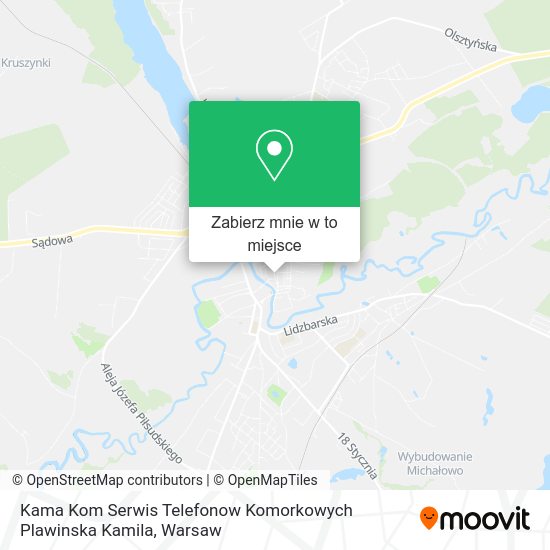 Mapa Kama Kom Serwis Telefonow Komorkowych Plawinska Kamila