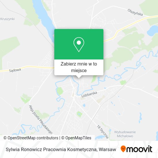 Mapa Sylwia Ronowicz Pracownia Kosmetyczna